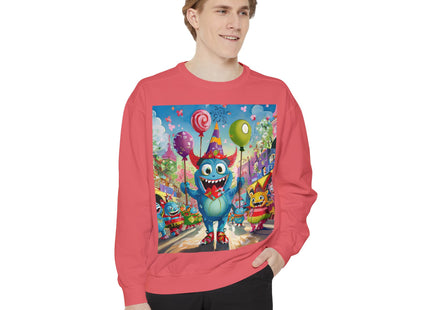 Monster Parade Madness Unisex Garment-Dyed Sweatshirt