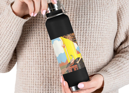 Glimpses of Opulence by Ezio Anichini Copper Vacuum Insulated Bottle, 22oz