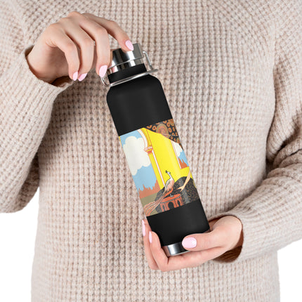Glimpses of Opulence by Ezio Anichini Copper Vacuum Insulated Bottle, 22oz