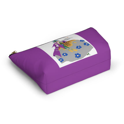 Masquerade Marquise Cosmetic Bag – Art Deco Glamour & Carnival Mystique