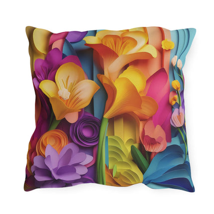 The Graceful Freesia Outdoor Pillows