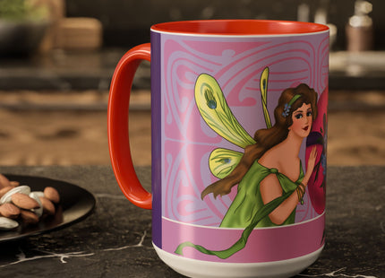 The Fairy’s Blossom Colorful Mugs (11oz, 15oz)