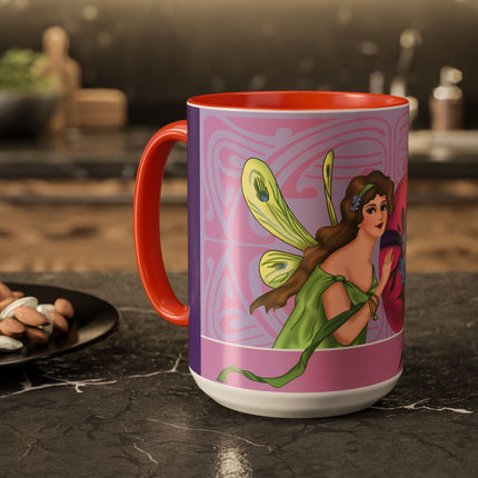 The Fairy’s Blossom Colorful Mugs (11oz, 15oz)