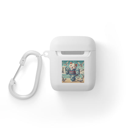 Geisha Kitten by the Seaside AirPods and AirPods Pro Case