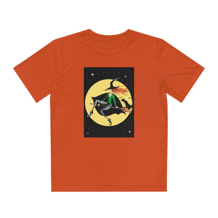 A Witch’s Moonlit Flight Youth Competitor Tee