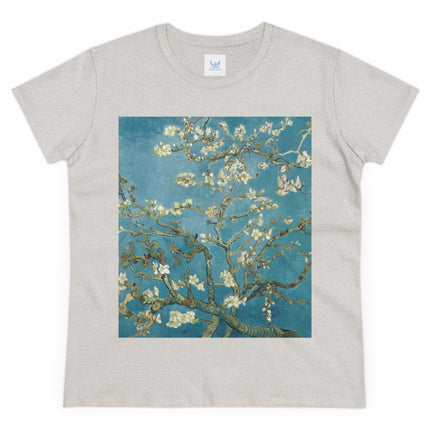 Almond Blossom by Vincent van Gogh Women's Midweight Cotton Tee