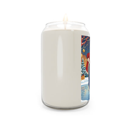 ⛸️🎄 The Christmas Skating Pavilion Scented Soy Candle – Art Deco Holiday Fantasy