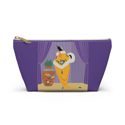 Golden Robe Cosmetic Bag – Elegant Drama & Timeless Sophistication