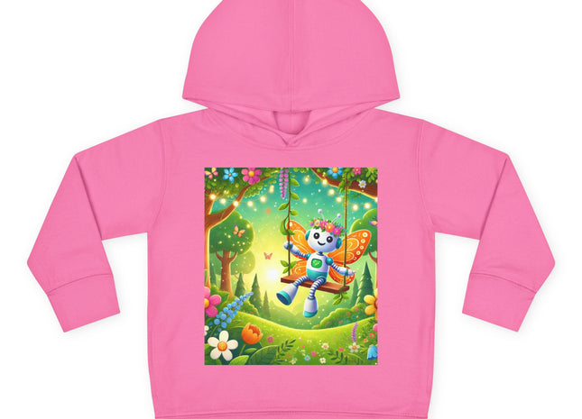 Robot Fairy Toddler Pullover Fleece Hoodie