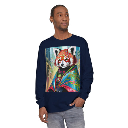 Cybernetic Red Panda Long Sleeve T-Shirt