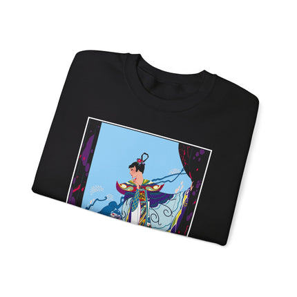 A Visual Journey by Umberto Brunelleschi Women's Heavy Blend™ Crewneck Sweatshirt