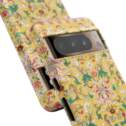 Yellow Botanical Pattern by Owen Jones Phone Cases