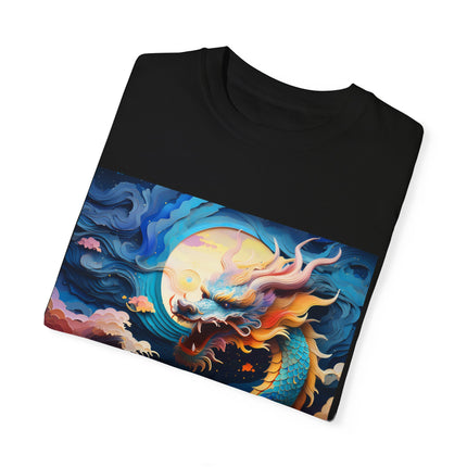 A Dragon's Ascent Unisex Garment-Dyed T-shirt