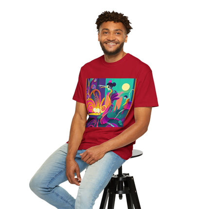 Dance of the Skeleton Ballerinas Unisex Garment-Dyed T-shirt