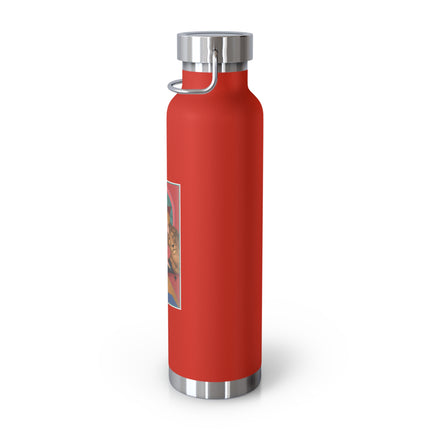 July & Ruby (from the Gem Series) by Sofia Chiostri Copper Vacuum Insulated Bottle, 22oz