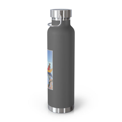 Le long du Missouri (Indian couple on the Missouri River) by George Barbier Copper Vacuum Insulated Bottle, 22oz