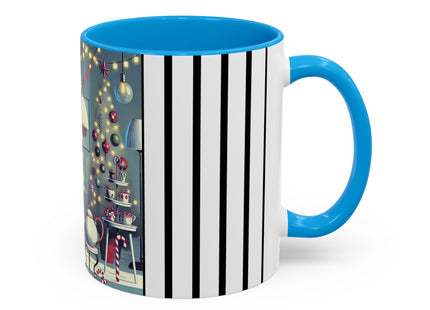 Whimsical Christmas Tea Party Colorful Mugs (11oz, 15oz)