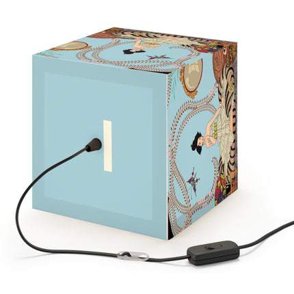 Minuit … ou l’appartement à la mode by George Barbier Light Cube Lamp