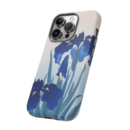 Iris Flowers by Ohara Koson Phone Cases