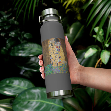 The Kiss by Gustav Klimt Copper Vacuum Insulated Bottle, 22oz