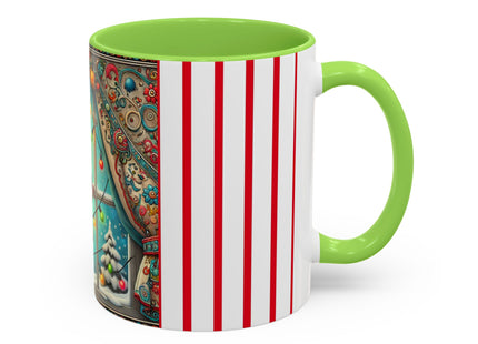 Mischief in Tinselland Colorful Mugs (11oz, 15oz)