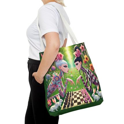 The Spring Gambit: A Fairy’s Move Tote Bag – Whimsical Chess & Spring Magic
