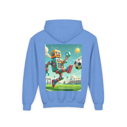 Kickoff Bot! Youth Hooded Sweatshirt – Game Day Energy & Action-Packed Fun