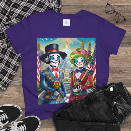 Cyber Punk Robots Cotton Tee