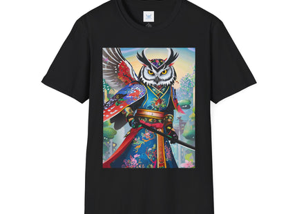 Cyberpunk Samurai Owl Softstyle T-Shirt