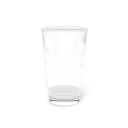 🕛🌸 Midnight Waltz Before Christmas Pint Glass – Art Deco Holiday Fantasy
