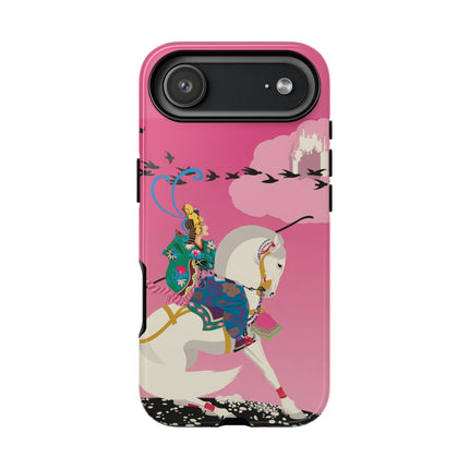 Samurai Princess on the White Steed Phone Case – Epic Grace & Mythic Power