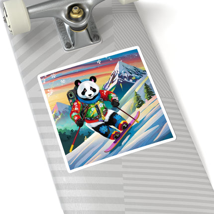 Cyberpunk Panda Kiss-Cut Stickers (4 Sizes)