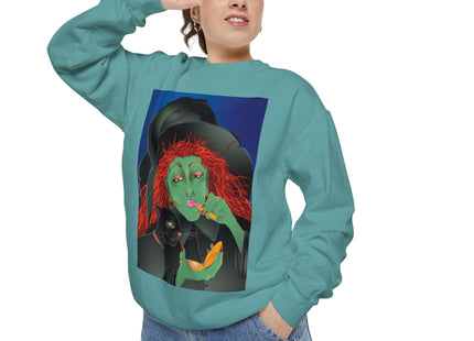 Mirror, Mirror A Witch's Touch Unisex Garment-Dyed Sweatshirt