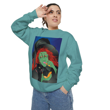 Mirror, Mirror A Witch's Touch Unisex Garment-Dyed Sweatshirt