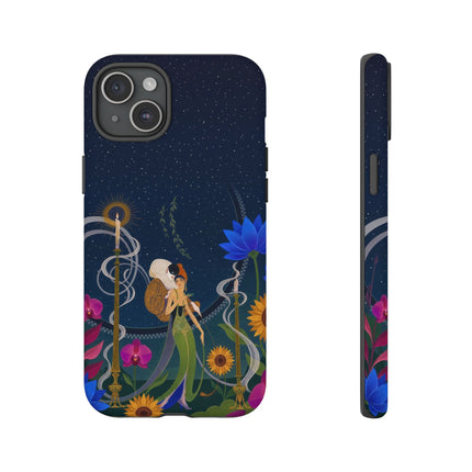 🌙🕯️ The Lady Of The Midnight Garden Phone Case – Art Deco Nocturne