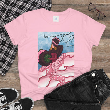 Winter Rose Empress Women's Midweight Cotton Tee