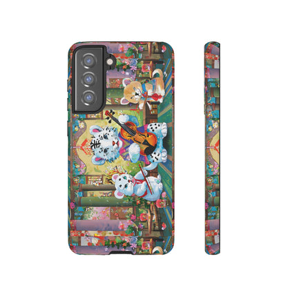 Melodies of the Snow Lion Cub Phone Cases