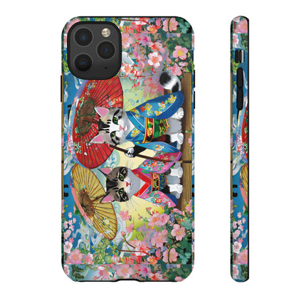 Kimono Kitties Phone Cases