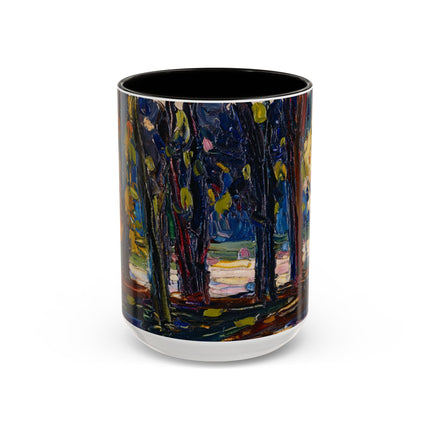 In the Park of St. Cloud by Wassily Kandinsky Colorful Mugs (11oz, 15oz)