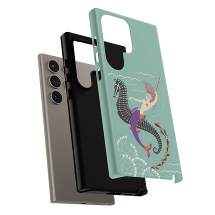 Mermaid on Seahorse Phone Case – Mythic Ocean Grace