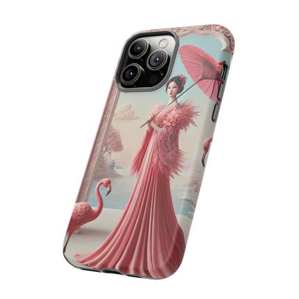 Petals, Porcelain, and Flamingos Phone Cases