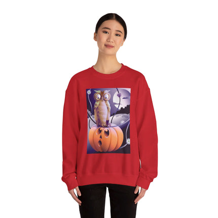 The Startled Pumpkin Unisex Heavy Blend™ Crewneck Sweatshirt