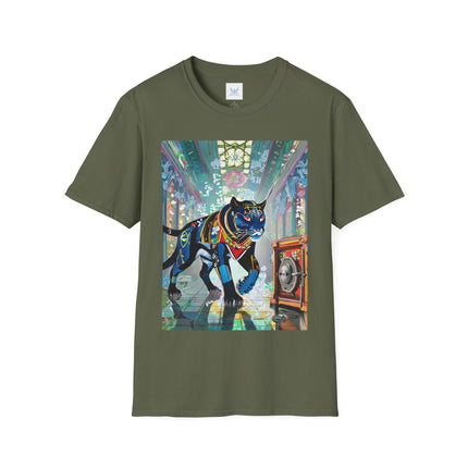 Cyber Panther's Hunt Softstyle T-Shirt