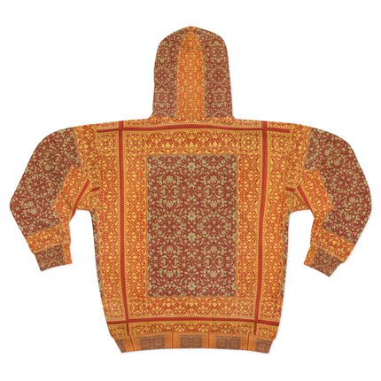 Arabesques by Émile Prisse d'Avennes Zip Hoodie (AOP)
