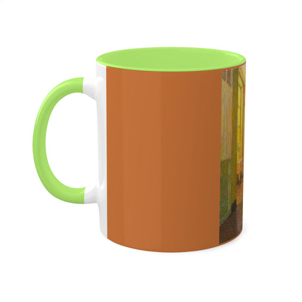 Interior, Window Light by Henri Le Sidaner Colorful Mugs, 11oz