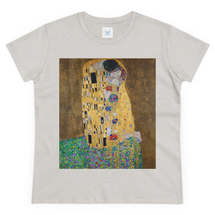 The Kiss by Gustav Klimt Women's Midweight Cotton Tee