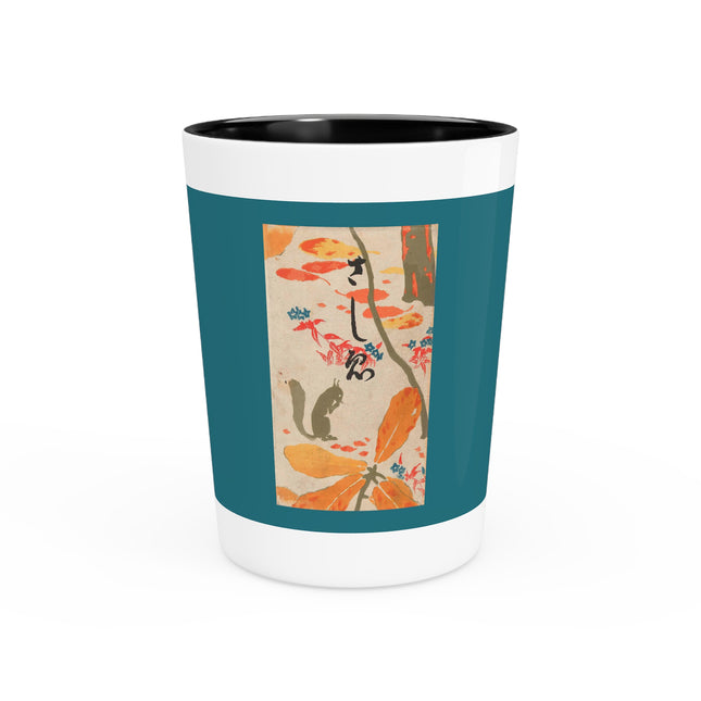 Book Illustration by Hashiguchi Goyō Ceramic Shot Glass