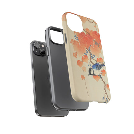 Japanese Bird and Branch by Ohara Koson Phone Cases