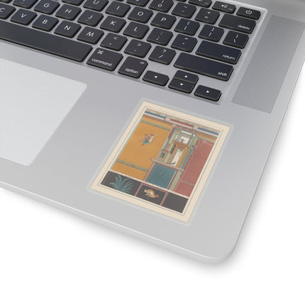 The most beautiful walls in Pompeii Pl.20 by Victor Steeger Kiss-Cut Stickers (4 Sizes)