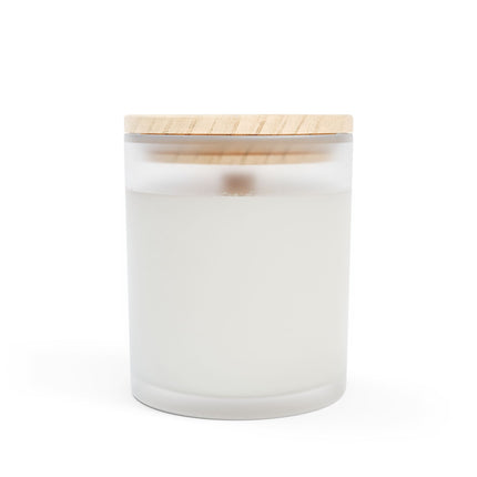 A Fairy’s Delight Frosted Glass Candle, 11oz